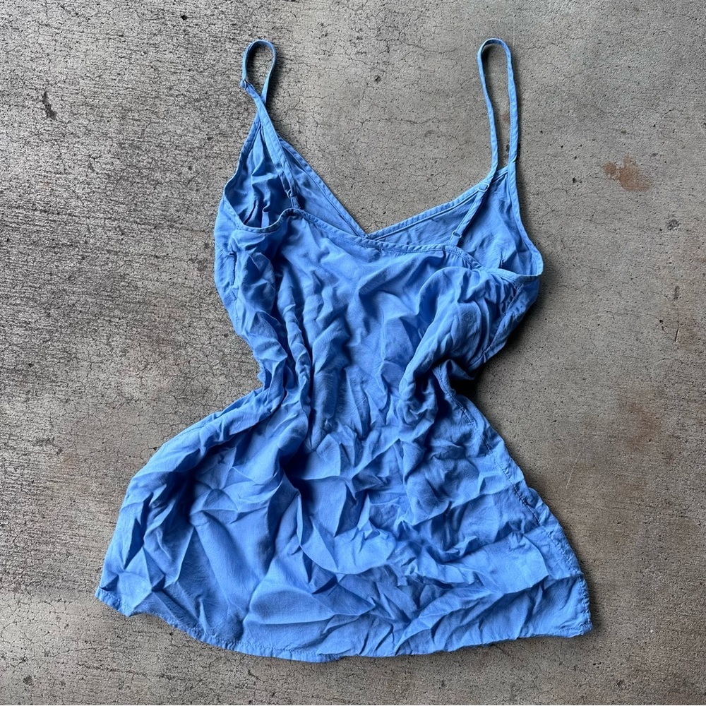Free People Blue Cami Tank Top - Picture 2 of 4